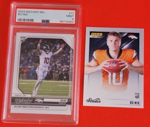 TARJETA DE NOVATO BO NIX #d1/2.226 PSA COMO NUEVA 9 + 2024 TARJETA RC ESTUDIO #d1/1672 BRONCOS * - Imagen 1 de 6