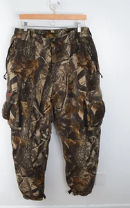 Vintage Scent Blocker Mens XL Fleece Camo Hunting Pants Mossy Oak Lined - Picture 1 of 5