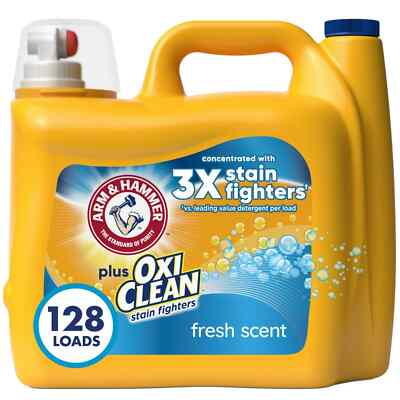 ARM & HAMMER OxiClean Laundry Detergent, Fres...