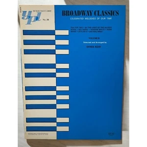 Broadway Classics 3-B Sheet Music Piano Songbook Denes Agay 1961 Young Pianists - Picture 1 of 7