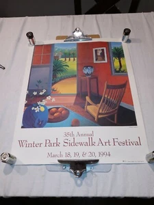Original Winter Park Florida 35th Annual Sidewalk ART Festival Poster 1994 - Picture 1 of 3