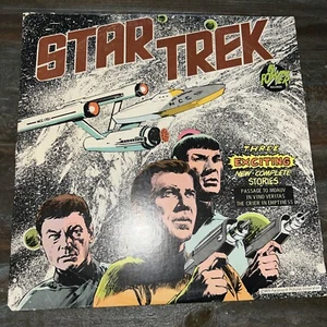 Star Trek 1975 Three Exciting Stories on LP Vinyl Record Album Power Records - Picture 1 of 13