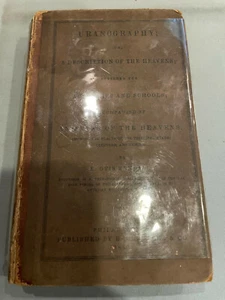 Uranography: A Description of the Heavens - 1845 E Otis Kendall HC Antique Book - Imagen 1 de 5