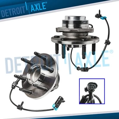 RWD Pair Front Wheel Bearing Hub for Chevy GMC Silverado Sierra 1500 Yukon Tahoe - Image 1 of 4