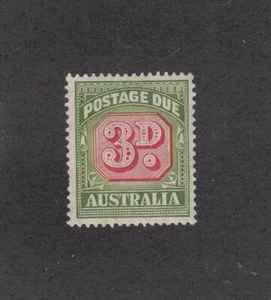 POSTAGE DUES, 1946-56 RE-DRAWN VALUE PLATES: 3d Carmine & Green SG D122, BW D132 - Picture 1 of 2