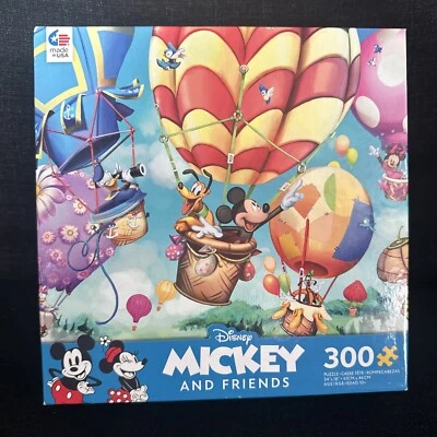 Disney Микки и друзья 300 большой кусок головоломка новый плакат воздушные шары - Изображение 1 из 4