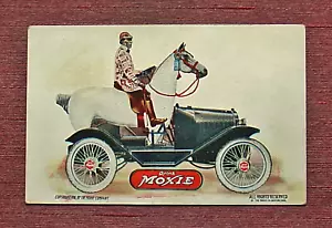 MOXIE HORSEMOBILE & JOCKEY SODA POP SOFT DRINK ADVERTISING 1916 - Picture 1 of 2