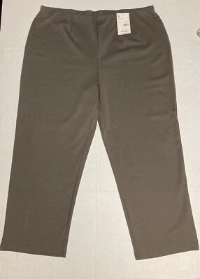 Pantalón Ponte Mujer Sears Classic Elements Cintura Elástica Oliva 20-22W Corto Nuevo con Etiquetas Foto 1 de 4