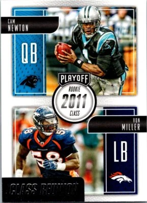 2016 Panini Playoff #CR-NM Cam Newton / Von Miller Class Reunion - Image 1 of 2