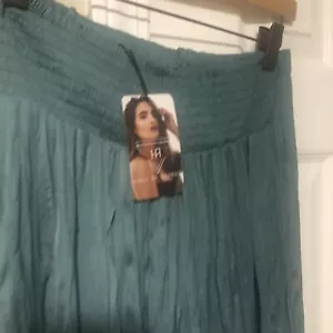 Haus of Aramad Damen-Overall türkis klein fließend 1-teilig Hosenanzug neu mit Etikett - Bild 1 von 7