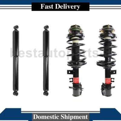4PCS Front Rear Complete Strut and Shock Absorber Kit Fits 1999 INFINITI QX4 Foto 1 de 4