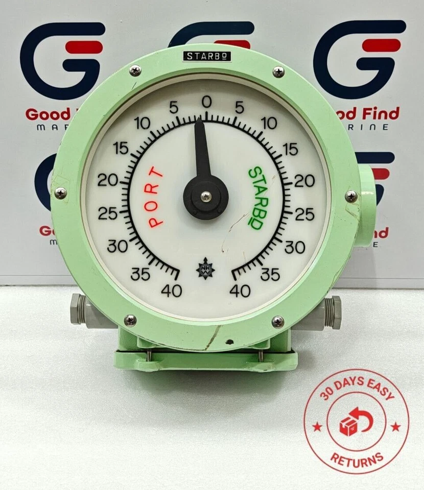 OSAKA NUNOTANI SEIKI JIS F 8522 SD 200 ELECTRIC RUDDER ANGLE INDICATOR RECEIVER - Image 1 of 4