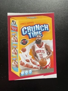 James Harden “Crunch Time” 2020-21 Panini Donruss Basketball. Hobby Exclusive. - Picture 1 of 2