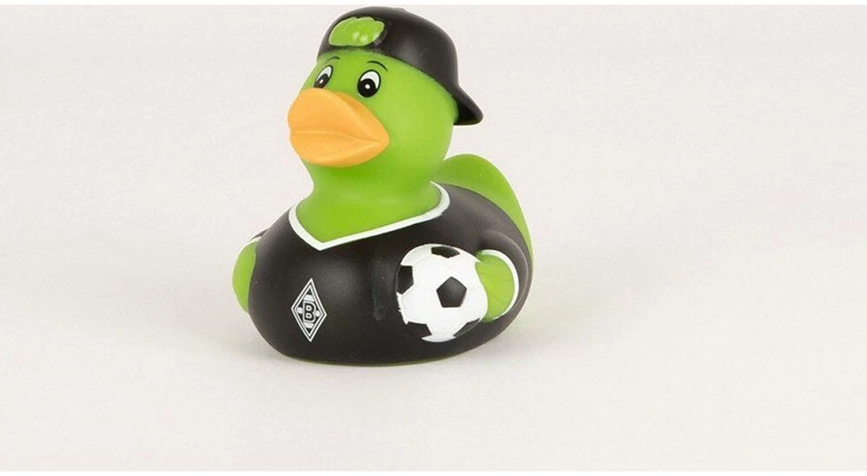 Borussia Mönchengladbach Badeente Ball & Cap Fußball Schwarz/Weiß/Grün - Bild 1 von 1