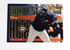 1998 Leaf Rookies and Stars Tony Gwynn #8 Greatest Hits Padres /2500