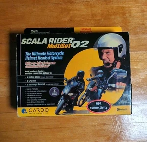 Cardo Scala Rider Multiset Q2 Motorcycle Bike to Bike Intercom with chargers - Picture 1 of 3