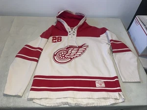 Sudadera con capucha Detroit Red Wings Old Time Hockey NHL para hombre XL Clean Causeway Collection - Imagen 1 de 8