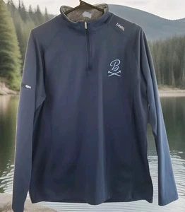 UNRL 1/4 Zip Pullover Jacket Men's L Blue Long Sleeve Running Golf Casual Wear - Picture 1 of 18