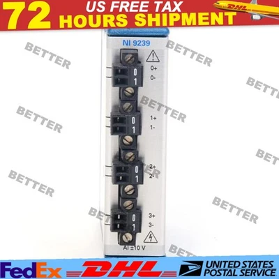 National Instruments️ New NI9239 NI-9239 4-Channel C Series Voltage Input Module - Image 1 of 4