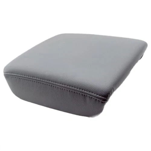Center Console Armrest Cover for Honda Ridgeline 2006-2014 Dark Gray Leather - Imagem 1 de 4