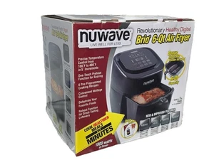 Nuwave Brio 6-quart Healthy Digital AIR FRYER  ALL IN ONE APPLIANCE! 1800 Watts - Picture 1 of 7