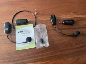 UHF - Wireless Headset Bügel Mikrofon - Bild 1 von 6