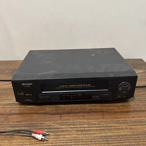 Sharp VC-A410U VCR 4 Head VHS Player Video Cassette Recorder Tested And Working - Picture 1 of 8