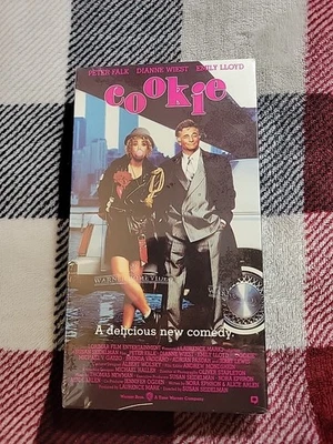BRAND NEW Cookie (VHS; 1990) Peter Falk RARE Sealed OOP Watermarks - Image 1 of 4