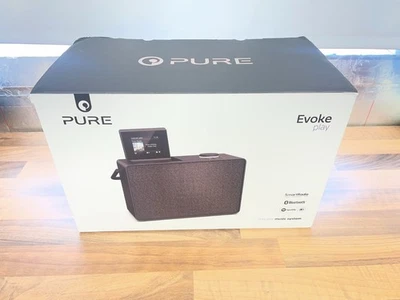 Pure Evoke Play DAB+/FM/Internetradio WLAN Bluetooth HiFi Anlage Kaffee Schwarz - Bild 1 von 4