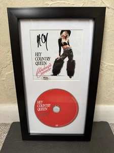 Mackenzie Carpenter Signed Autograph Framed Hey Country Cd Cover Psa/Dna Coa - Picture 1 of 3
