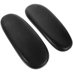 Almohadillas de repuesto para reposabrazos de silla de oficina de 2 piezas - Imagen 1 de 12