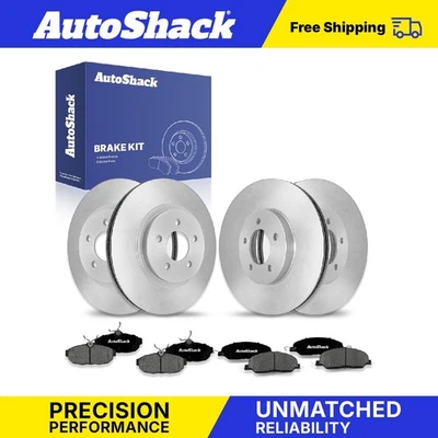 Front Rear Brake Rotors Premium Ceramic Pads for 2005-2010 Ford Mustang V6 Foto 1 de 4