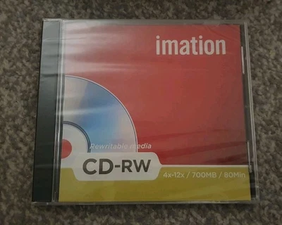 Genuine Imation CD-RW 4x-12x 700MB 80min Disc x 7  - Image 1 of 4