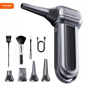WOLFBOX MF100 Compressed Air Duster-150000RPM Super Power Electric Air Duster DE - Bild 1 von 16
