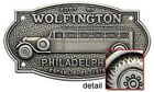 Wolfington Corps Constructeur Plaque 1920'S Bus & Camion Tag