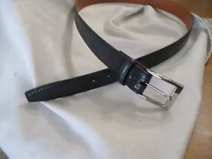 Bryant Park Gürtel Original Exotic Lizard Belt Navy Blau Nickel Schnalle 40 Made USA - Bild 1 von 4