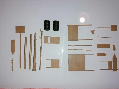 Italeri 1/35 Road Signs II diorama INCOMPLETO - Immagine 1 di 3