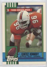 1990 Topps Collector's Edition (Tiffany) Cortez Kennedy #334 Rookie RC HOF