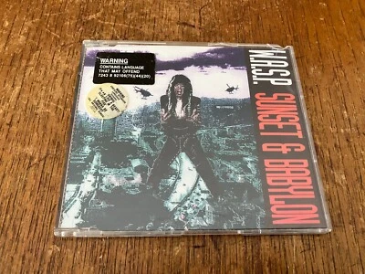 W.A.S.P. Sunset & Babylon CD-Single UK Press 1993 w/Hype Sticker Misprint Vers. - Image 1 of 3