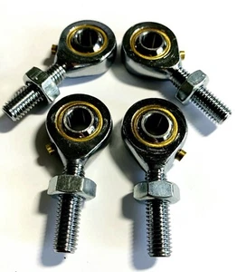 Go Kart Trackrod Ends 8mm Male + Lock Nuts = Rotax TKM 100cc x4 - Picture 1 of 1