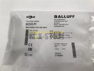 1PCS New BALLUFF BES M08EH-PSC15B-S04G M08EH-PSC15B-S04G Sensor&Proximity Switch - Image 1 of 4