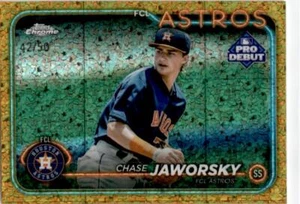 2024 Topps Pro Debut Gold Speckle #PDC-3 Chase Jaworsky /50 FCL Astro - Picture 1 of 2