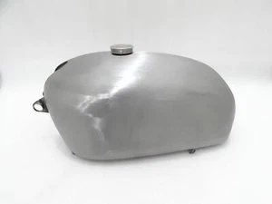 Velocette Thruxton Clubman 500CC Raw Steel Gas Fuel Petrol Tank With Cap - Picture 1 of 8