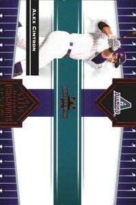 2005 Donruss Champions Impressions Red Baseball Card #365 Alex Cintron /250