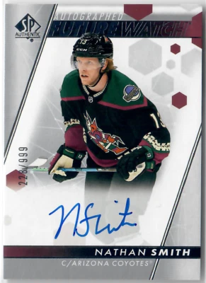 NATHAN SMITH 2022-23 SP Authentic #135 Future Watch Auto FWA Rookie RC /999 - Image 1 of 2