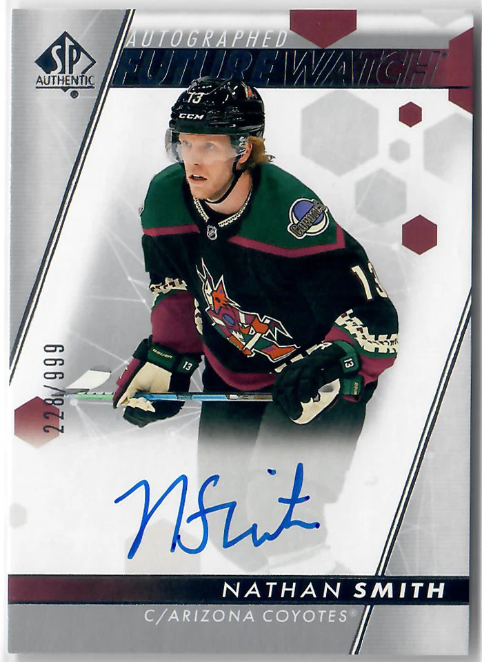 NATHAN SMITH 2022-23 SP Authentic #135 Future Watch Auto FWA Rookie RC /999 - Image 1 of 2