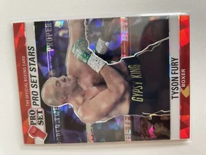 2021 Pro Set Stars Tyson Fury Red Cracked Ice - Picture 1 of 1