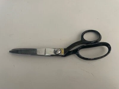 VINTAGE WISS CHROME PLATED PINKING SHEARS FOR SEWING 9 1/2" Preowned - Image 1 of 3