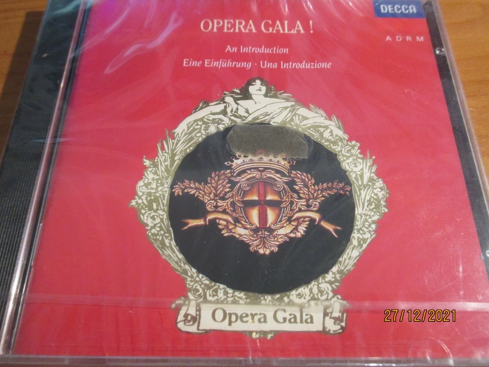 Opera Gala Various CD 18 Track German Decca 1992