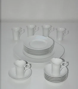 Meissen Wellenspiel Mokka Service Design Sabine Wachs Tasse Teller Espresso - Bild 1 von 12